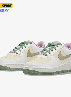 Nike/耐克正品AF1新款女子GS大童低帮运动休闲舒适板鞋DQ0360-100