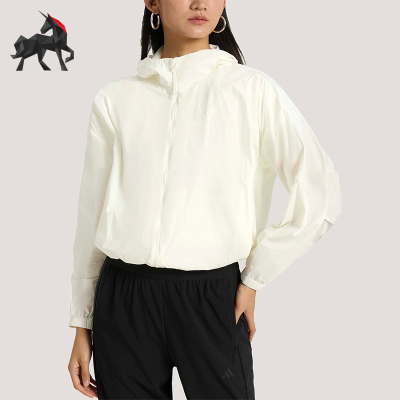 Adidas/阿迪达斯正品FAV WV JKT2女士经典宽松凉感运动外套KS2861