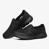 一脚蹬懒人鞋 Skechers 系列 男子拼接健步旅游鞋 斯凯奇正品