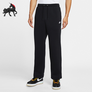 Nike/耐克正品 Club 男士系带加绒运动直筒针织长裤FN3732-010