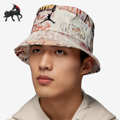Nike/耐克正品Jordan Apex男女运动经典休闲印花渔夫帽IF1538-133