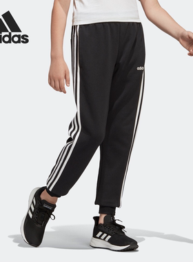 Adidas/阿迪达斯正品 YB E 3S PT 儿童休闲运动针织长裤 DV1794