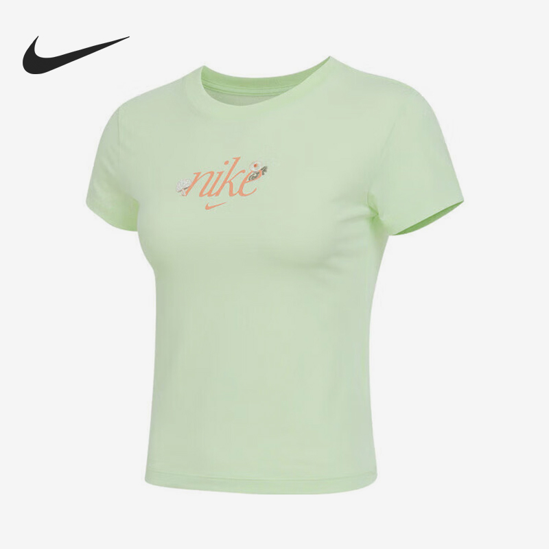 耐克女士针织休闲运动短袖