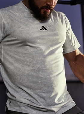 Adidas/阿迪达斯正品WO POW TEE 男士运动健身短袖T恤IS3807