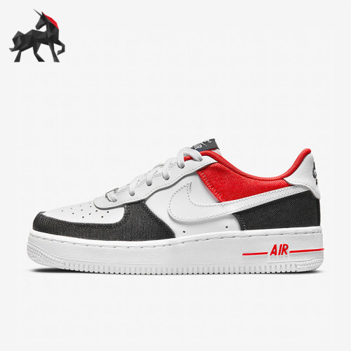 Nike/耐克正品Air Force 1  GS女子大童低帮耐磨板鞋DJ5180-100