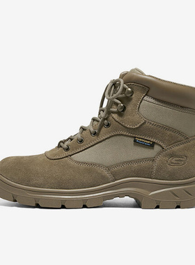 Skechers/斯凯奇正品新款男子厚底耐磨简约休闲马丁靴200056-CML