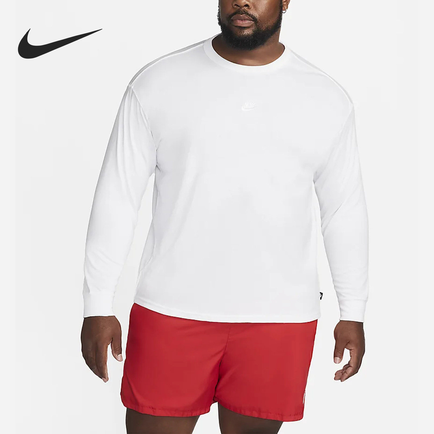 Nike/耐克官方正品秋季新款男子运动休闲透气长袖T恤DO7391-100