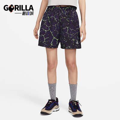 耐克女子时尚高腰休闲运动短裤