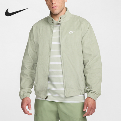 耐克男士立领灯芯绒休闲外套