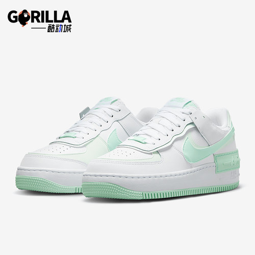Nike/耐克正品AIR FORCE1女士厚底低帮透气经典板鞋FZ3773-100