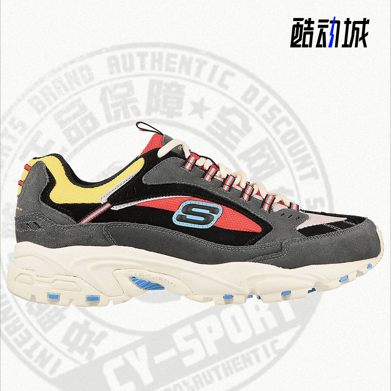 Skechers/斯凯奇正品低帮系带男子复古熊猫运动休闲鞋50988