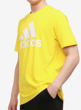 Adidas/阿迪达斯正品春季男子休闲运动透气短袖T恤GM3248