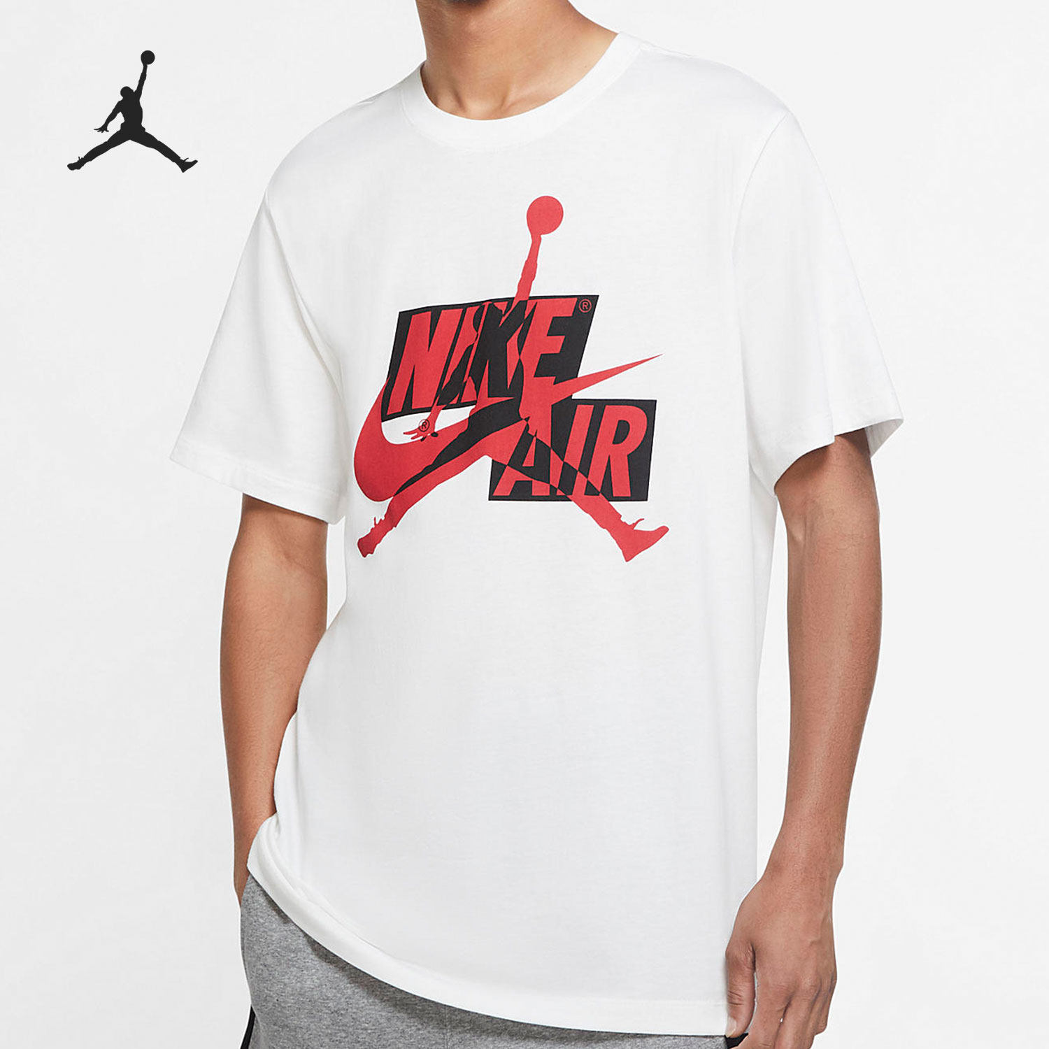 耐克男子透气圆领休闲短袖t恤