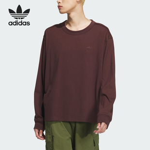 TEE Adidas 三葉草TOC LS男女圓領(lǐng)長袖 阿迪達(dá)斯官方正品 T恤JG1520