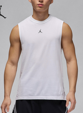 Nike/耐克正品休闲运动透气新款男士针织圆领无袖背心FN5857-100