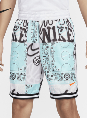 Nike/耐克正品DNA Dri-FIT男士印花篮球针织短裤HF6141-418