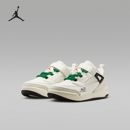 Nike/耐克正品JORDAN小童耐磨篮球魔术贴经典运动鞋HQ1671-183