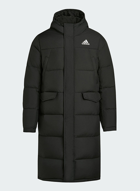 Adidas/阿迪达斯正品LONG DOWN PARKA男士运动保暖羽绒服KE5405