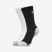 斯凯奇正品 当季 新款 Skechers 男子运动透气休闲中筒袜两双装