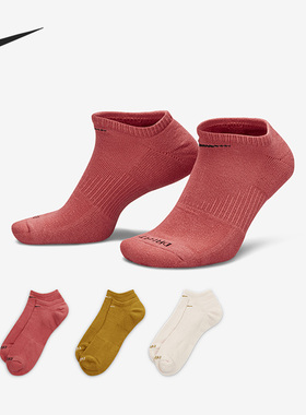 Nike/耐克官方正品当季新款男女运动训练船袜三双装SX6889-992