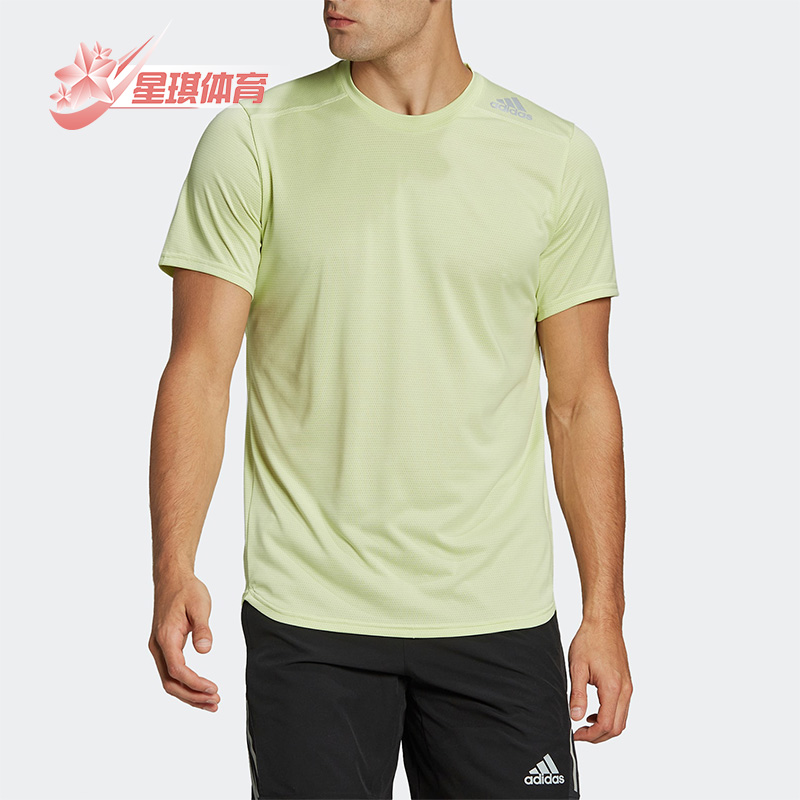 阿迪达斯正品男子运动短袖