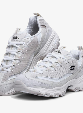 Skechers正品 当季新款D'LITES 1.0女子熊猫防滑运动休闲鞋