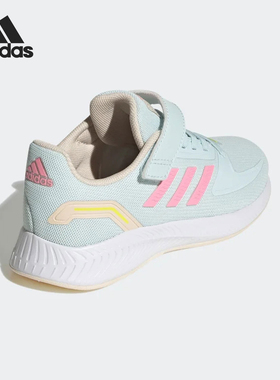 Adidas/阿迪达斯正品RUNFALCON 2.0大童魔术贴运动鞋HR1398