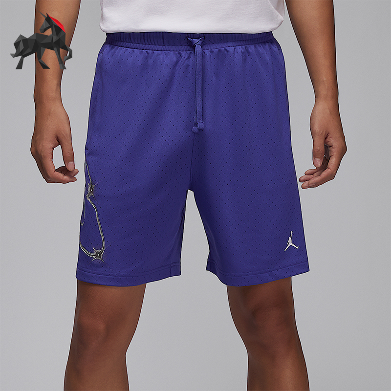Nike/耐克正品JORDAN男士训练印花运动经典透气短裤HF9944-543