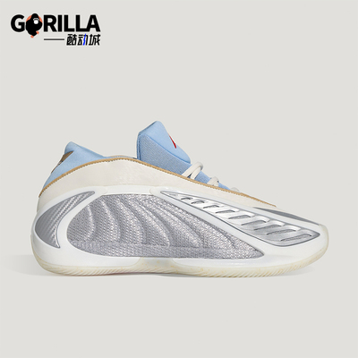 Adidas/阿迪达斯正品ANTHONY EDWARDS 2男女耐磨中帮篮球鞋KJ5134
