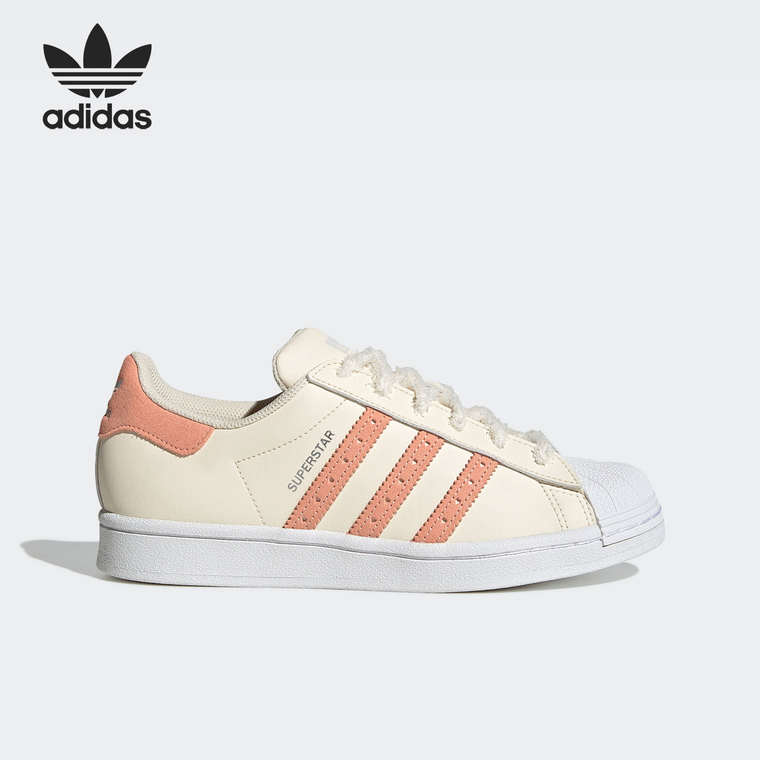 adidas/阿迪达斯官方正品2021新款女子三叶草贝壳头板鞋 gx3641