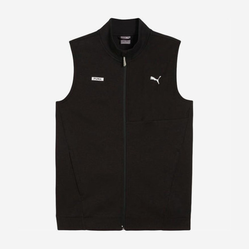 Puma/彪马正品2025新款男士宽松透气拉链运动马甲681259-01