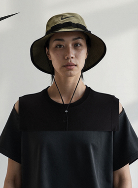 Nike/耐克官方正品DRI-FIT男女遮阳休闲户外运动渔夫帽HJ3683-222