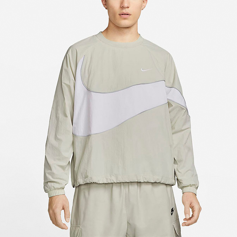 Nike/耐克正品Swoosh 男子圆领宽松梭织卫衣上衣DX0661-072