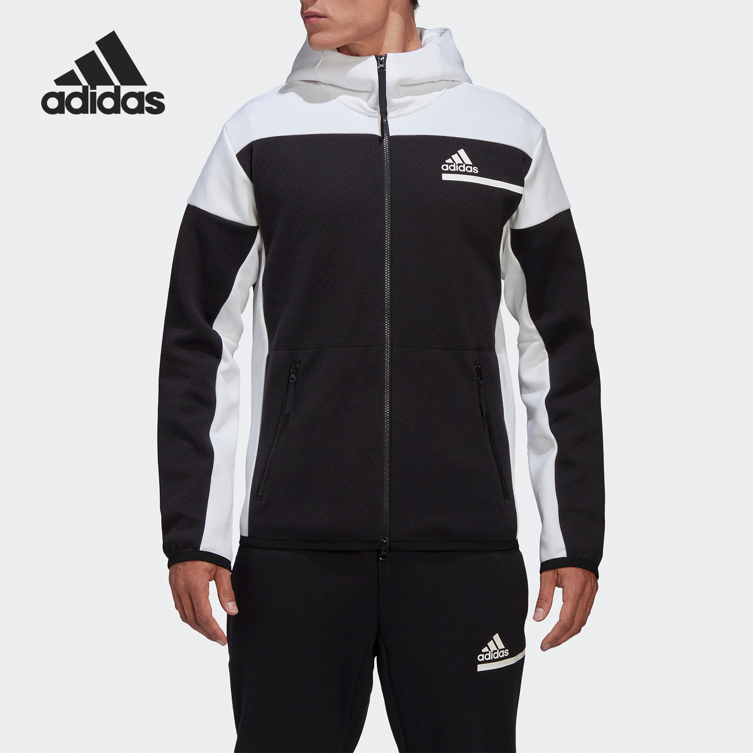 阿迪达斯男子休闲外套