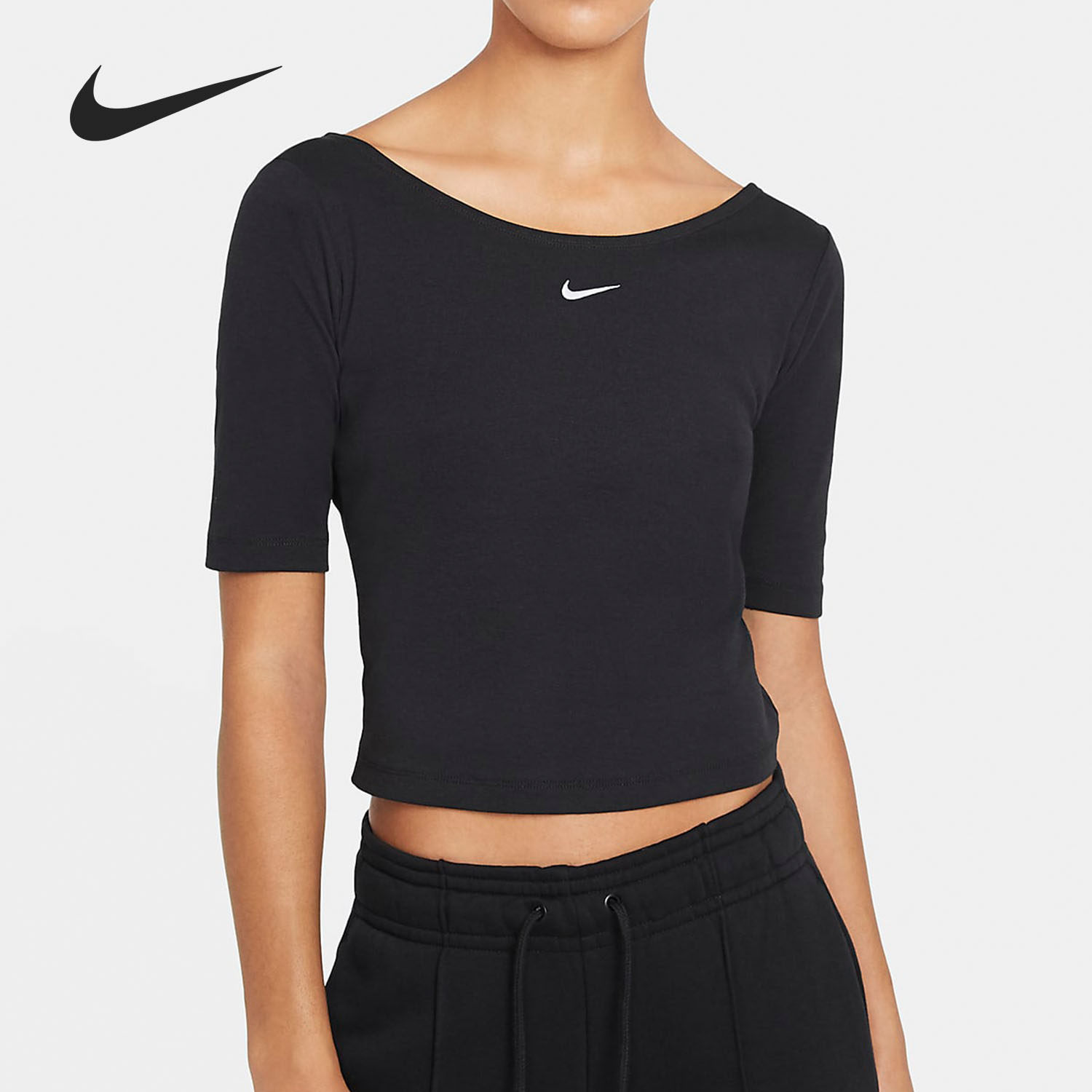 Nike/耐克正品SPORTSWEAR ESSENTIAL 女子休闲短袖T恤 CZ9813-010