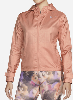 Nike/耐克正品Essential 女士跑步干爽连帽夹克CU3218-824