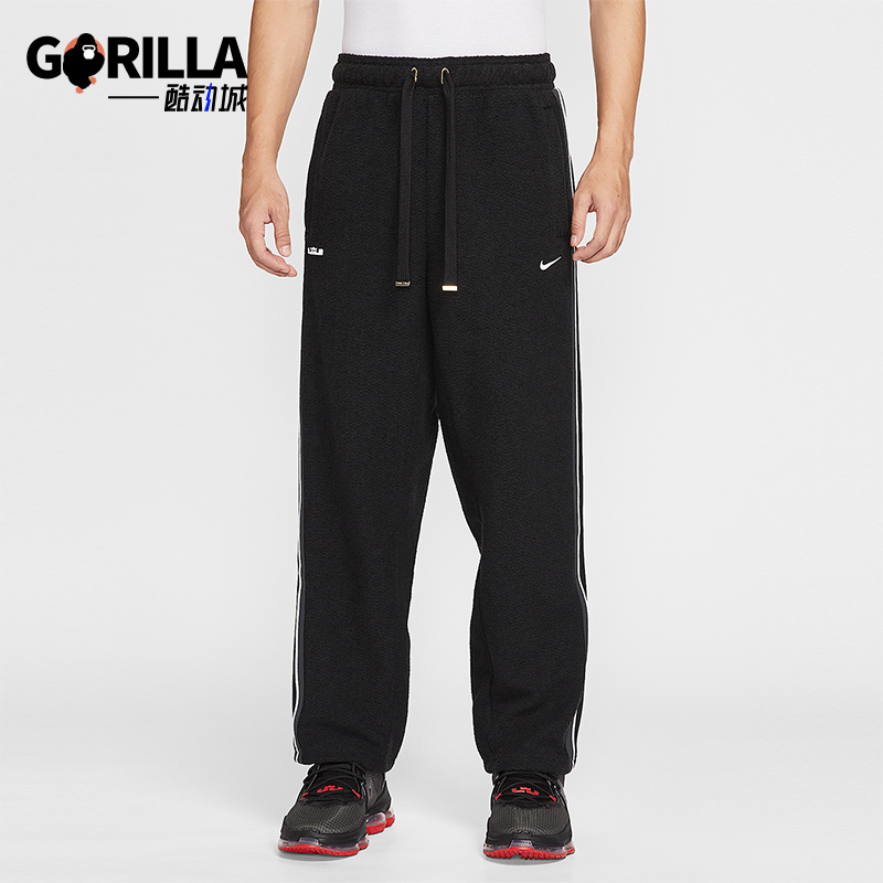 Nike/耐克正品LeBron Therma-FIT男士运动加绒宽松长裤HV3491-010