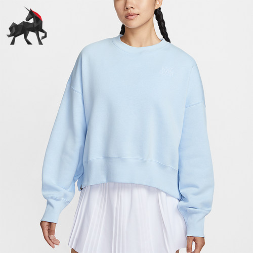 Nike/耐克正品2025秋季款女士运动日常刺绣宽松卫衣IO0485-441
