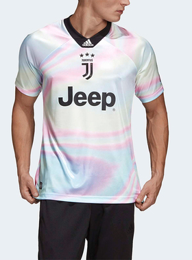 Adidas/阿迪达斯正品新款男士透气比赛训练短袖球衣EA0472