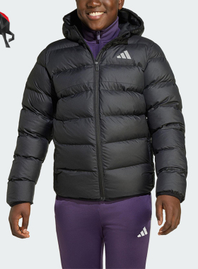 Adidas/阿迪达斯正品2025大童耐穿运动休闲简约保暖棉服JL7430