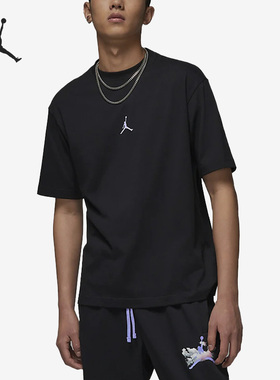 Nike/耐克官方正品Jordan新款男子宽松透气运动短袖T恤FD6555-010