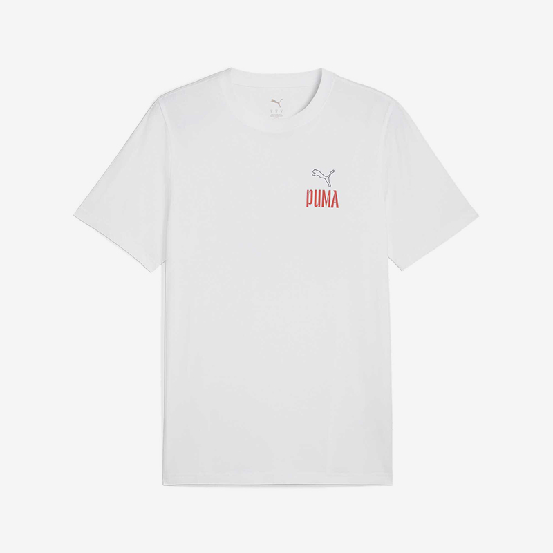 Puma/彪马正品2025新款男士宽松透气圆领短袖T恤632927-02