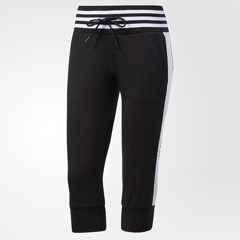 Adidas/阿迪达斯正品女子休闲运动短裤中长裤七分裤BK6913