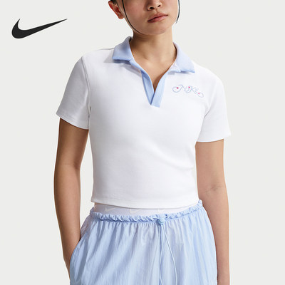Nike/耐克正品夏季女士经典时尚亲肤短袖POLO衫IR7565-100