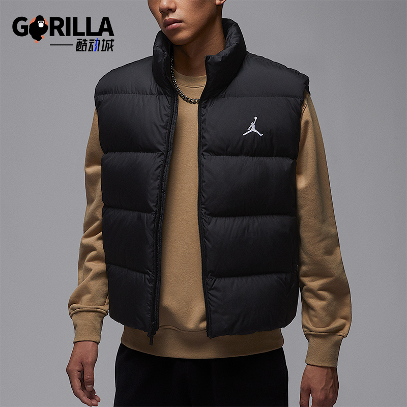 Nike/耐克正品JORDAN男士运动轻盈保暖经典羽绒马甲IF4262-010