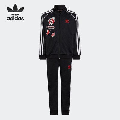 阿迪达斯正品小童运动套装