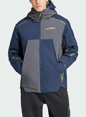 Adidas/阿迪达斯正品户外男士抗风双面穿鹅绒羽绒服IX7952