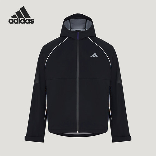 Adidas/阿迪达斯正品男士拒水防风宽松休闲夹克外套KY4900