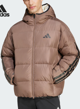 Adidas/阿迪达斯官方正品RVSB DOWN JKT男士双面穿羽绒服JM4622