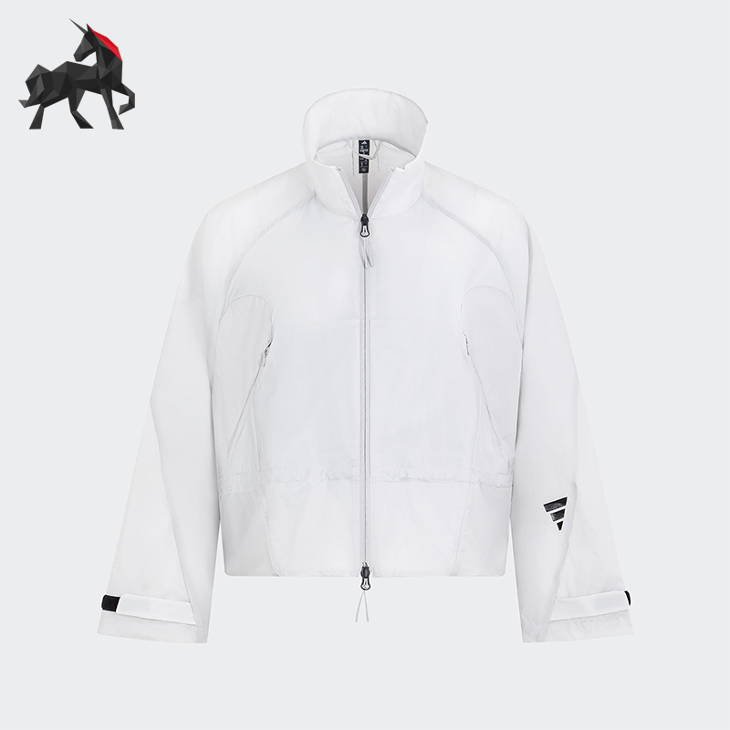 Adidas/阿迪达斯正品2025新款女士简约经典短款运动外套JM4273